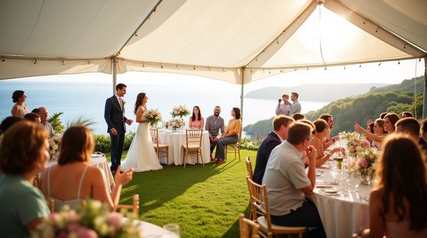 Mariage convivial sous tente à pornic : faites de vos rêves une réalité !